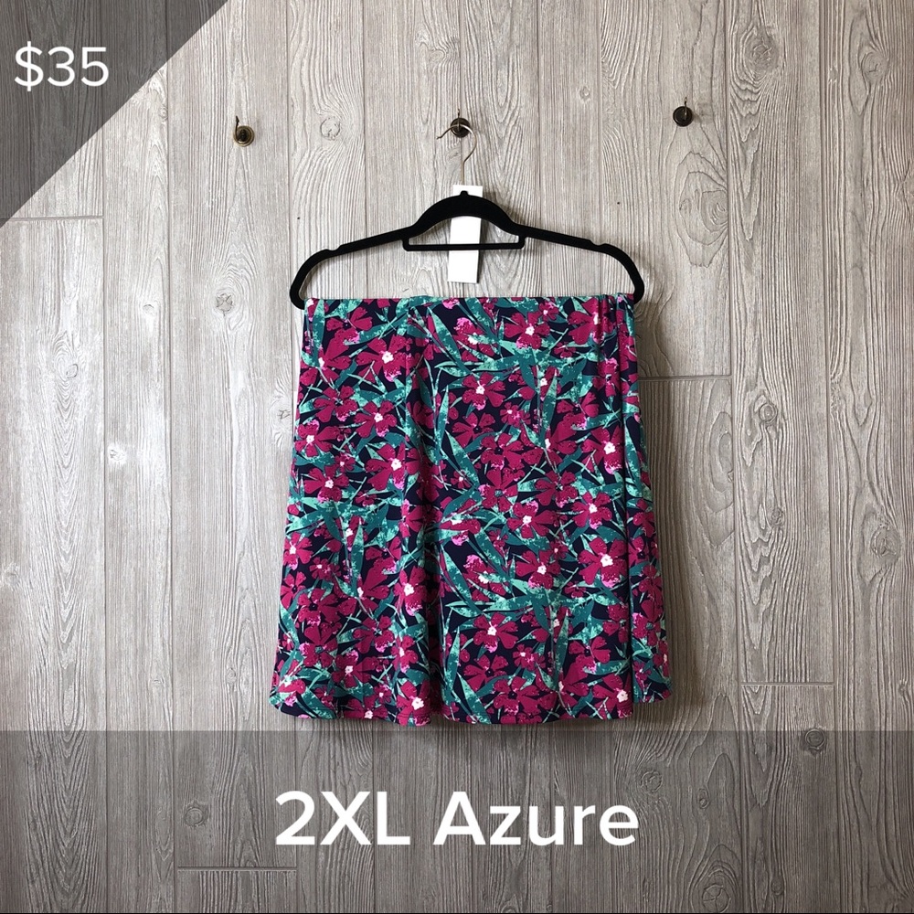 LuLaRoe azure skirt